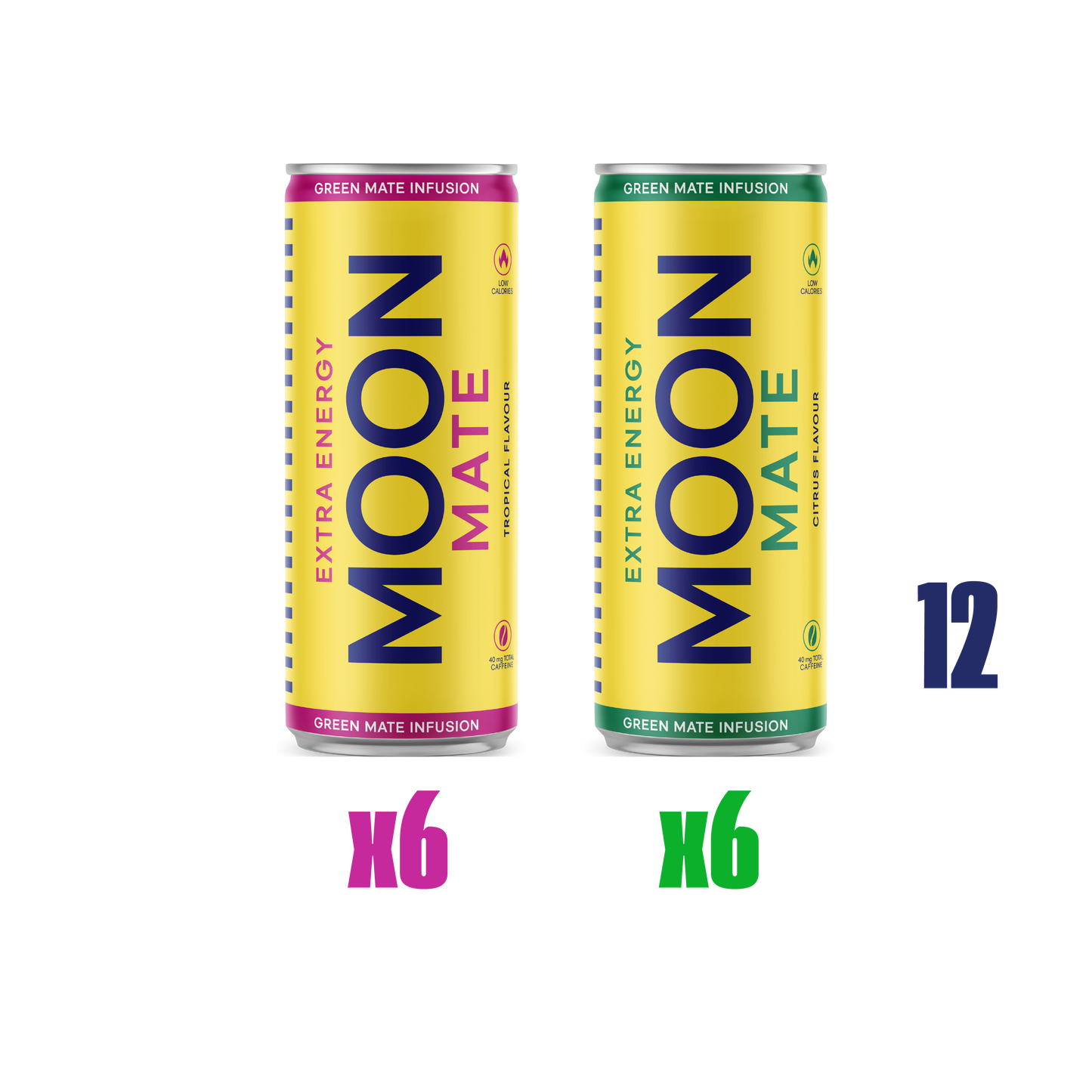 PACK 12 MOON MATE 2 SABORES